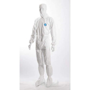 Set costum Tyvek cu gluga si cizme steril 25 buc